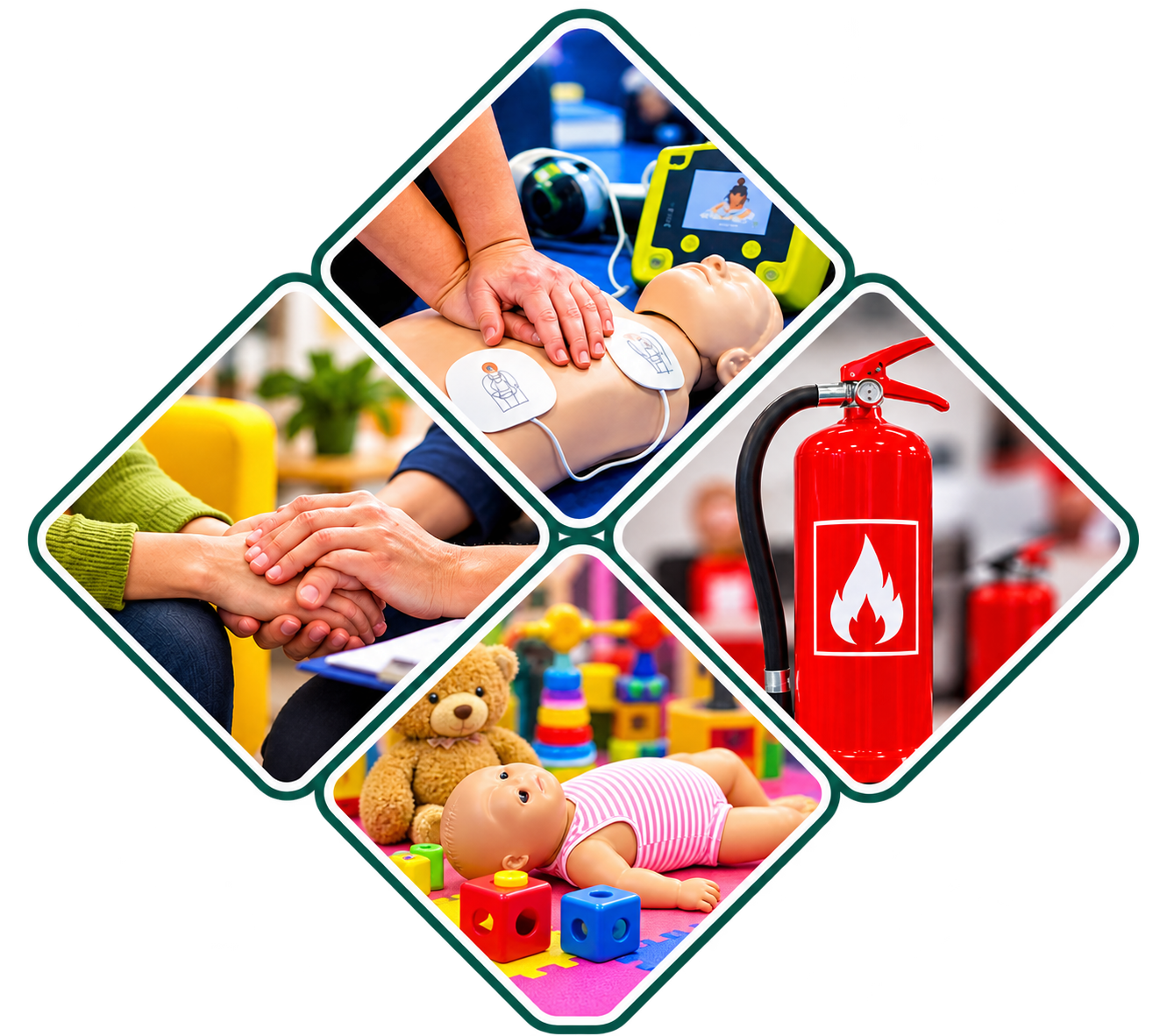 CPR, mental health, fire safety and paediatric training
