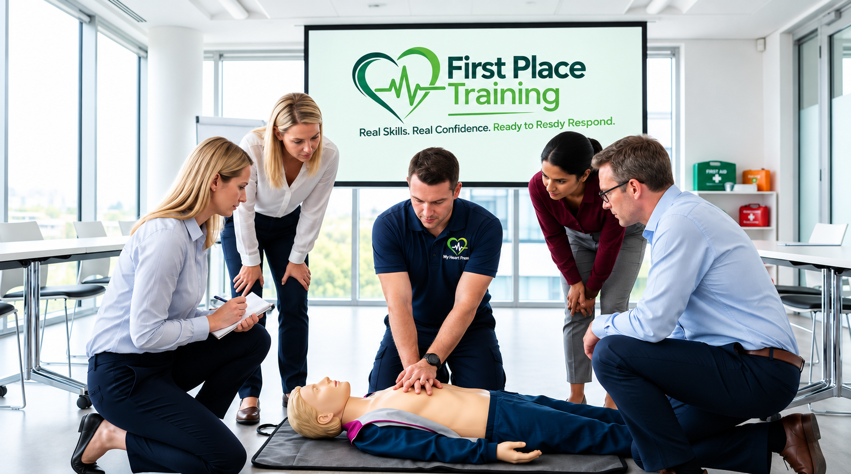 Workplace CPR and first aid training
